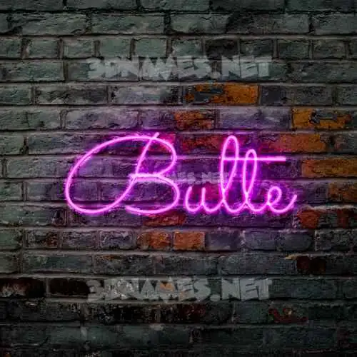 bulte in Pink Neon style - 3D name wallpaper bulte in Pink Neon style - 3D name wallpaper