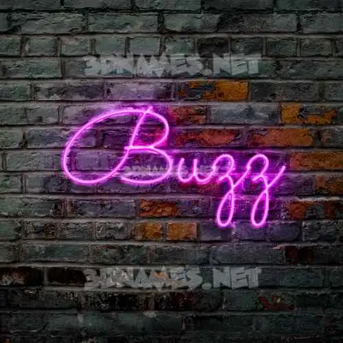buzz in Pink Neon style - 3D name wallpaper buzz in Pink Neon style - 3D name wallpaper