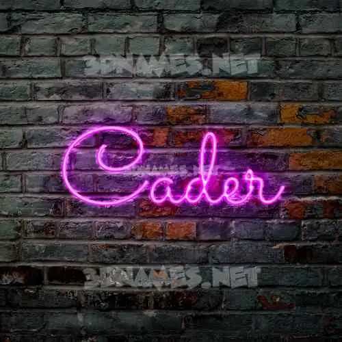 cader in Pink Neon style - 3D name wallpaper cader in Pink Neon style - 3D name wallpaper