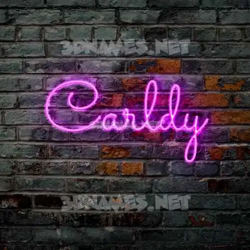 carldy in Pink Neon style - 3D name wallpaper carldy in Pink Neon style - 3D name wallpaper