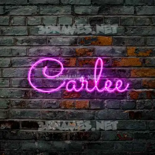 carlee in Pink Neon style - 3D name wallpaper carlee in Pink Neon style - 3D name wallpaper
