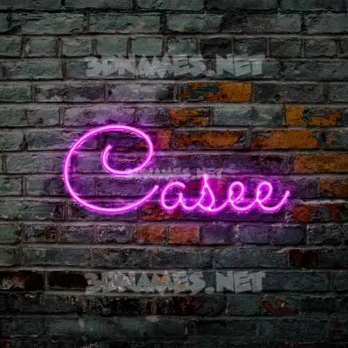 casee in Pink Neon style - 3D name wallpaper casee in Pink Neon style - 3D name wallpaper