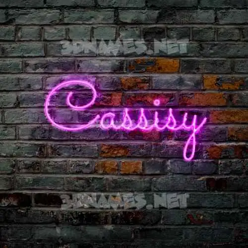 cassisy in Pink Neon style - 3D name wallpaper cassisy in Pink Neon style - 3D name wallpaper
