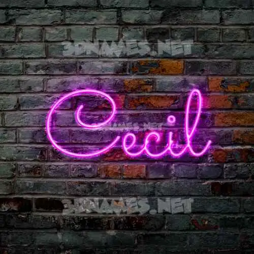cecil in Pink Neon style - 3D name wallpaper cecil in Pink Neon style - 3D name wallpaper