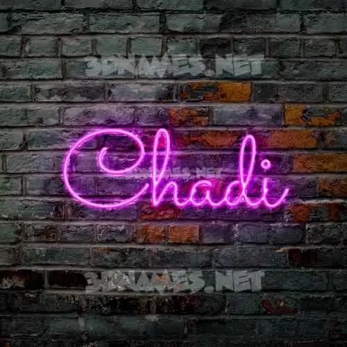 chadi in Pink Neon style - 3D name wallpaper chadi in Pink Neon style - 3D name wallpaper