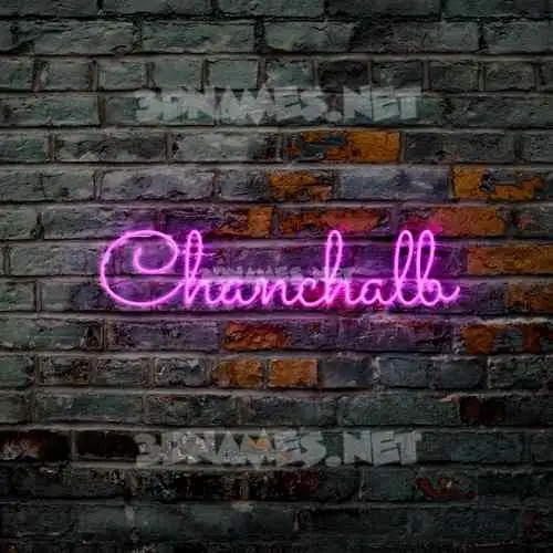 chanchalb in Pink Neon style - 3D name wallpaper chanchalb in Pink Neon style - 3D name wallpaper