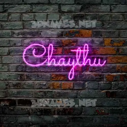 chaythu in Pink Neon style - 3D name wallpaper chaythu in Pink Neon style - 3D name wallpaper