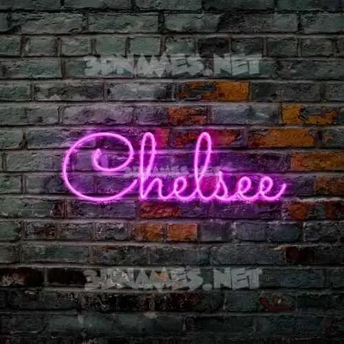 chelsee in Pink Neon style - 3D name wallpaper chelsee in Pink Neon style - 3D name wallpaper