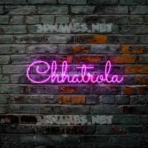 chhatrola in Pink Neon style - 3D name wallpaper chhatrola in Pink Neon style - 3D name wallpaper