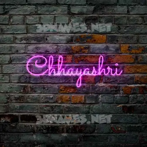 chhayashri in Pink Neon style - 3D name wallpaper chhayashri in Pink Neon style - 3D name wallpaper