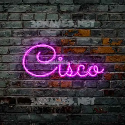 cisco in Pink Neon style - 3D name wallpaper cisco in Pink Neon style - 3D name wallpaper