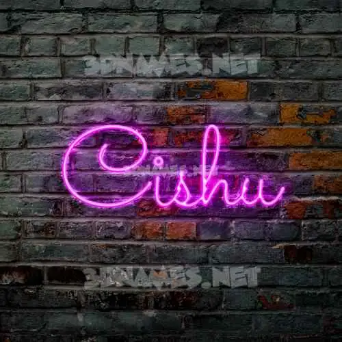 cishu in Pink Neon style - 3D name wallpaper cishu in Pink Neon style - 3D name wallpaper
