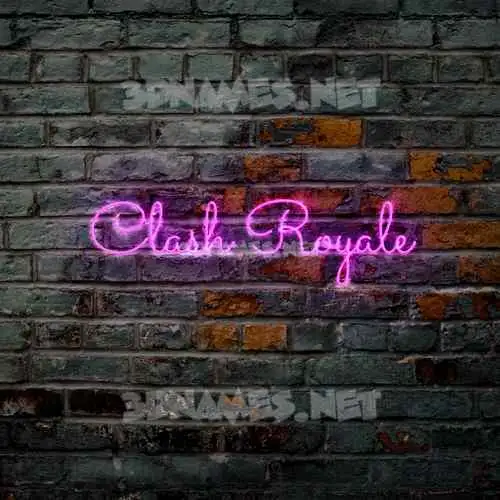 clash royale in Pink Neon style - 3D name wallpaper clash royale in Pink Neon style - 3D name wallpaper