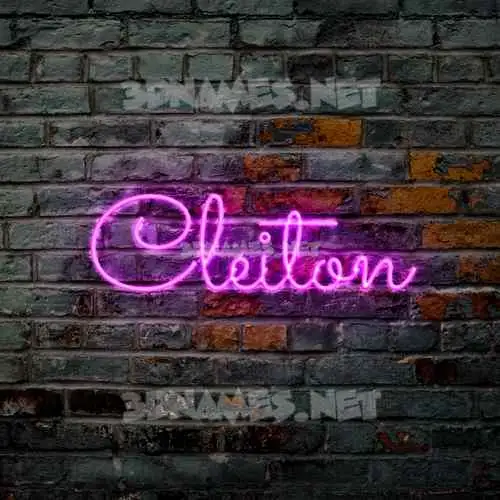 cleiton in Pink Neon style - 3D name wallpaper cleiton in Pink Neon style - 3D name wallpaper