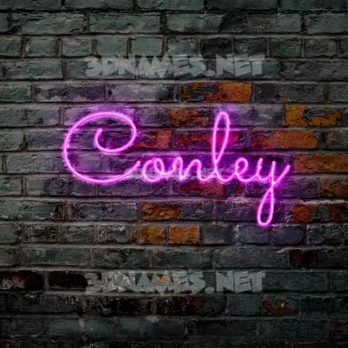 conley in Pink Neon style - 3D name wallpaper conley in Pink Neon style - 3D name wallpaper