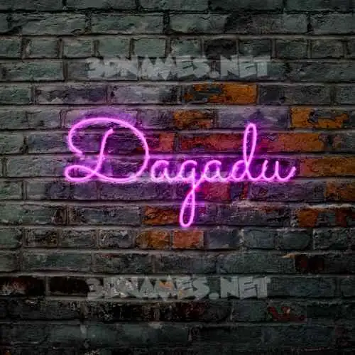 dagadu in Pink Neon style - 3D name wallpaper dagadu in Pink Neon style - 3D name wallpaper