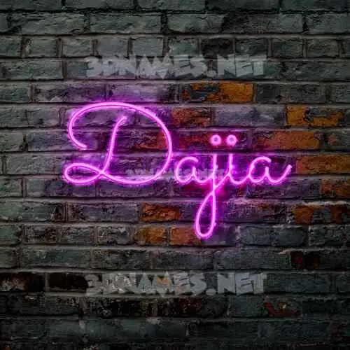 dajia in Pink Neon style - 3D name wallpaper dajia in Pink Neon style - 3D name wallpaper