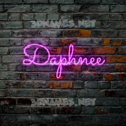 daphnee in Pink Neon style - 3D name wallpaper daphnee in Pink Neon style - 3D name wallpaper
