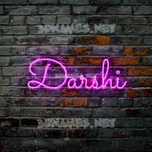 darshi in Pink Neon style - 3D name wallpaper darshi in Pink Neon style - 3D name wallpaper