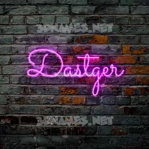dastger in Pink Neon style - 3D name wallpaper dastger in Pink Neon style - 3D name wallpaper
