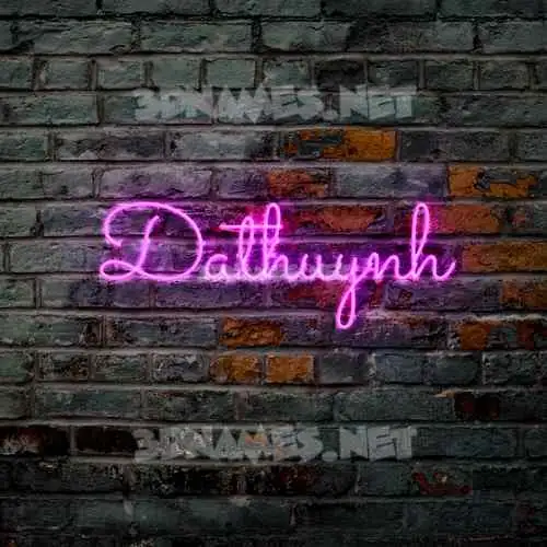 dathuynh in Pink Neon style - 3D name wallpaper dathuynh in Pink Neon style - 3D name wallpaper