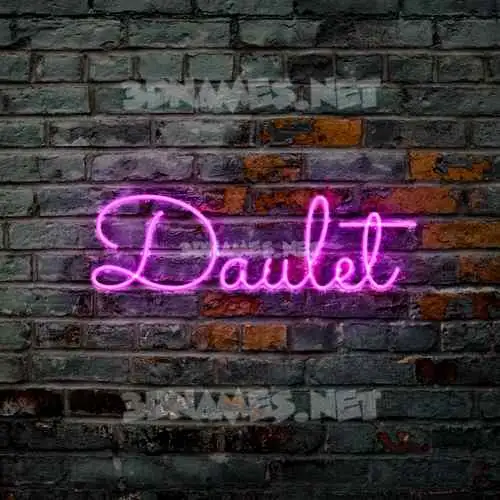 daulet in Pink Neon style - 3D name wallpaper daulet in Pink Neon style - 3D name wallpaper