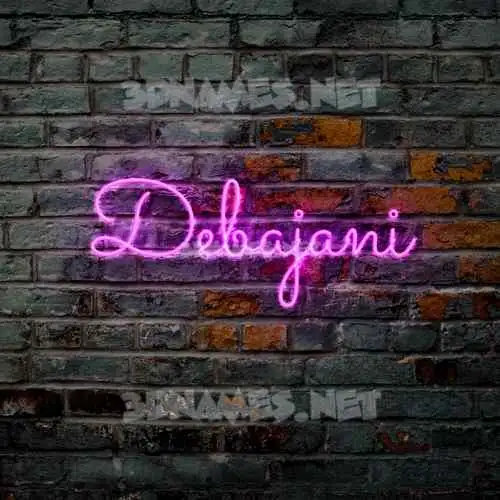 debajani in Pink Neon style - 3D name wallpaper debajani in Pink Neon style - 3D name wallpaper