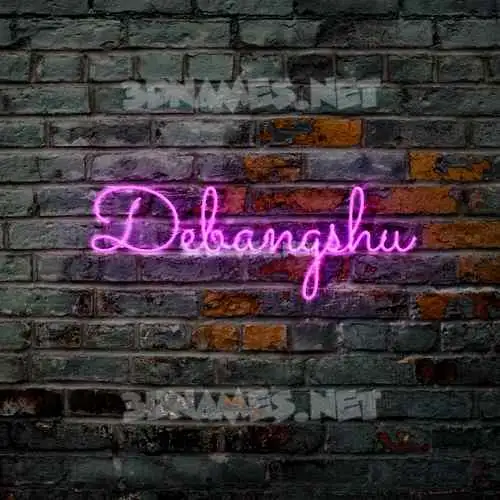 debangshu in Pink Neon style - 3D name wallpaper debangshu in Pink Neon style - 3D name wallpaper