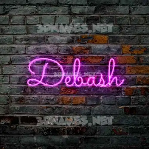 debash in Pink Neon style - 3D name wallpaper debash in Pink Neon style - 3D name wallpaper