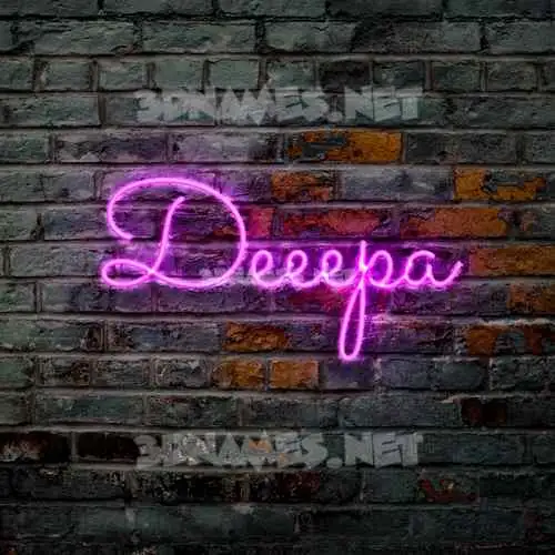 deeepa in Pink Neon style - 3D name wallpaper deeepa in Pink Neon style - 3D name wallpaper