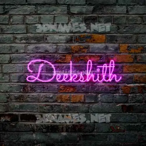 deekshith in Pink Neon style - 3D name wallpaper deekshith in Pink Neon style - 3D name wallpaper