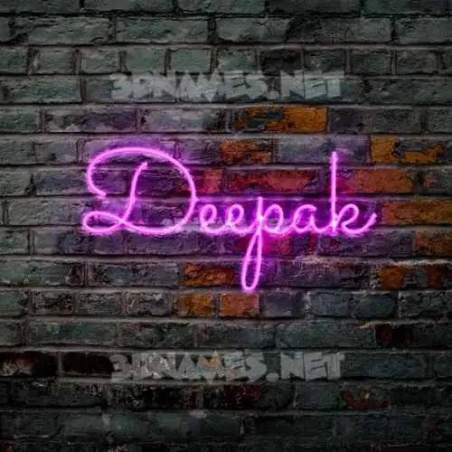 deepak in Pink Neon style - 3D name wallpaper deepak in Pink Neon style - 3D name wallpaper