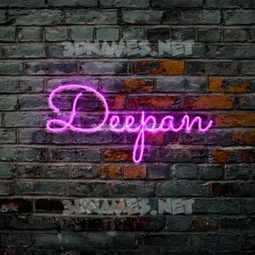 deepan in Pink Neon style - 3D name wallpaper deepan in Pink Neon style - 3D name wallpaper