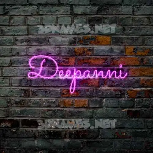 deepanni in Pink Neon style - 3D name wallpaper deepanni in Pink Neon style - 3D name wallpaper
