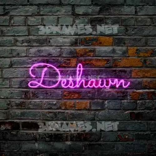 deshawn in Pink Neon style - 3D name wallpaper deshawn in Pink Neon style - 3D name wallpaper