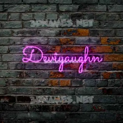 deviyaughn in Pink Neon style - 3D name wallpaper deviyaughn in Pink Neon style - 3D name wallpaper