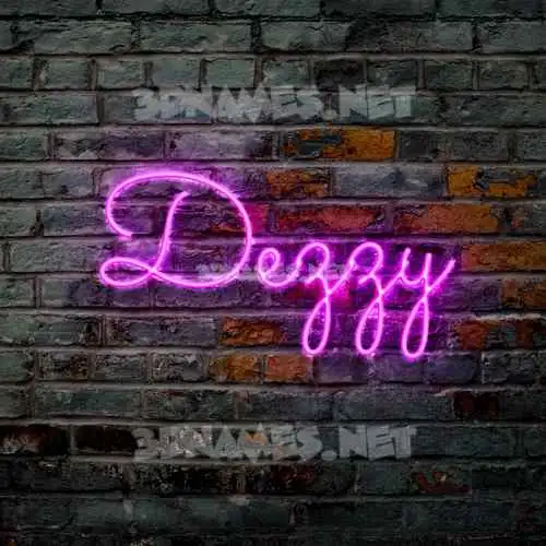 dezzy in Pink Neon style - 3D name wallpaper dezzy in Pink Neon style - 3D name wallpaper