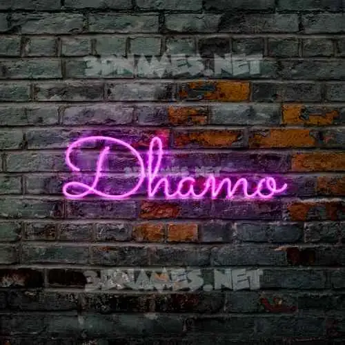 dhamo in Pink Neon style - 3D name wallpaper dhamo in Pink Neon style - 3D name wallpaper
