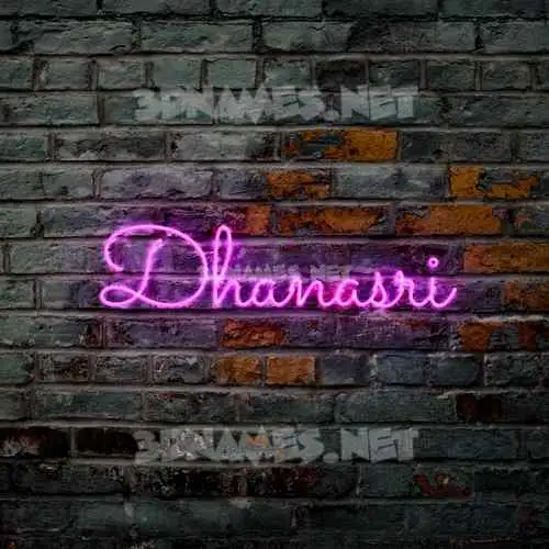 dhanasri in Pink Neon style - 3D name wallpaper dhanasri in Pink Neon style - 3D name wallpaper