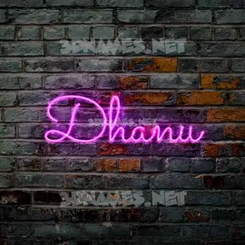 dhanu in Pink Neon style - 3D name wallpaper dhanu in Pink Neon style - 3D name wallpaper
