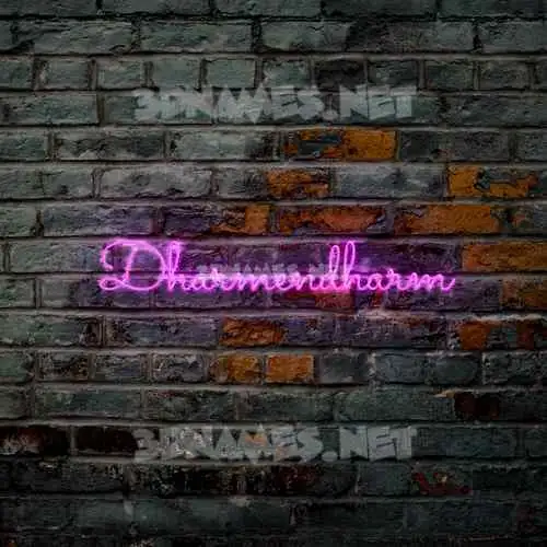 dharmendharm in Pink Neon style - 3D name wallpaper dharmendharm in Pink Neon style - 3D name wallpaper