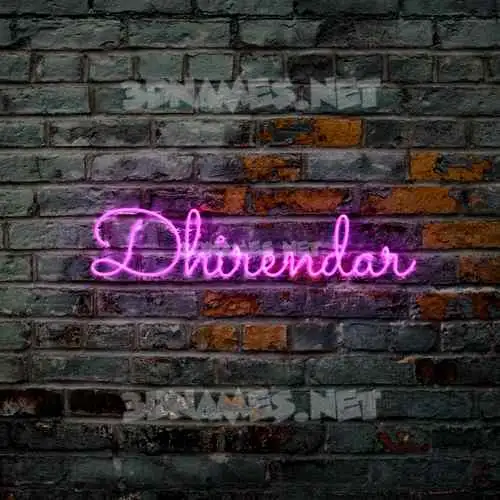dhirendar in Pink Neon style - 3D name wallpaper dhirendar in Pink Neon style - 3D name wallpaper