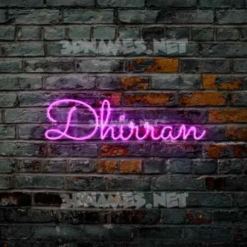 dhirran in Pink Neon style - 3D name wallpaper dhirran in Pink Neon style - 3D name wallpaper