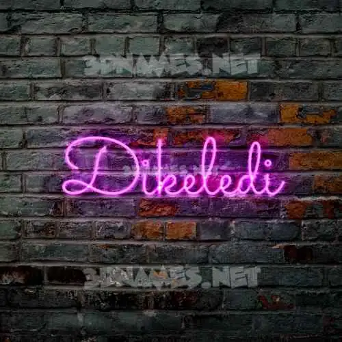 dikeledi in Pink Neon style - 3D name wallpaper dikeledi in Pink Neon style - 3D name wallpaper