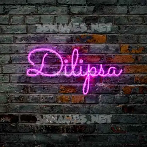 dilipsa in Pink Neon style - 3D name wallpaper dilipsa in Pink Neon style - 3D name wallpaper