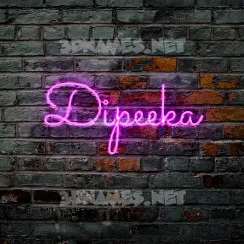 dipeeka in Pink Neon style - 3D name wallpaper dipeeka in Pink Neon style - 3D name wallpaper