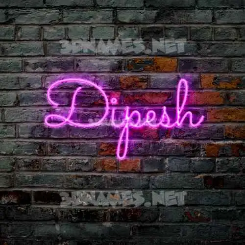 dipesh in Pink Neon style - 3D name wallpaper dipesh in Pink Neon style - 3D name wallpaper