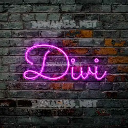 divi in Pink Neon style - 3D name wallpaper divi in Pink Neon style - 3D name wallpaper