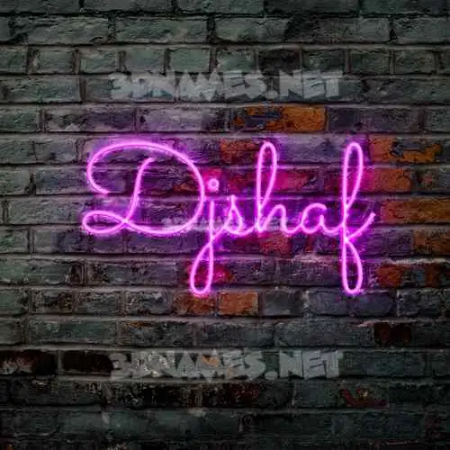 djshaf in Pink Neon style - 3D name wallpaper djshaf in Pink Neon style - 3D name wallpaper