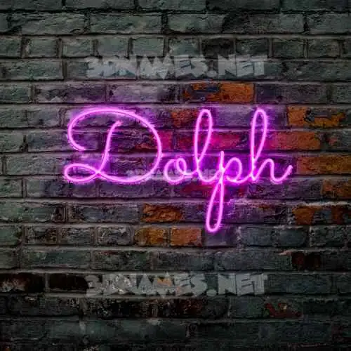 dolph in Pink Neon style - 3D name wallpaper dolph in Pink Neon style - 3D name wallpaper